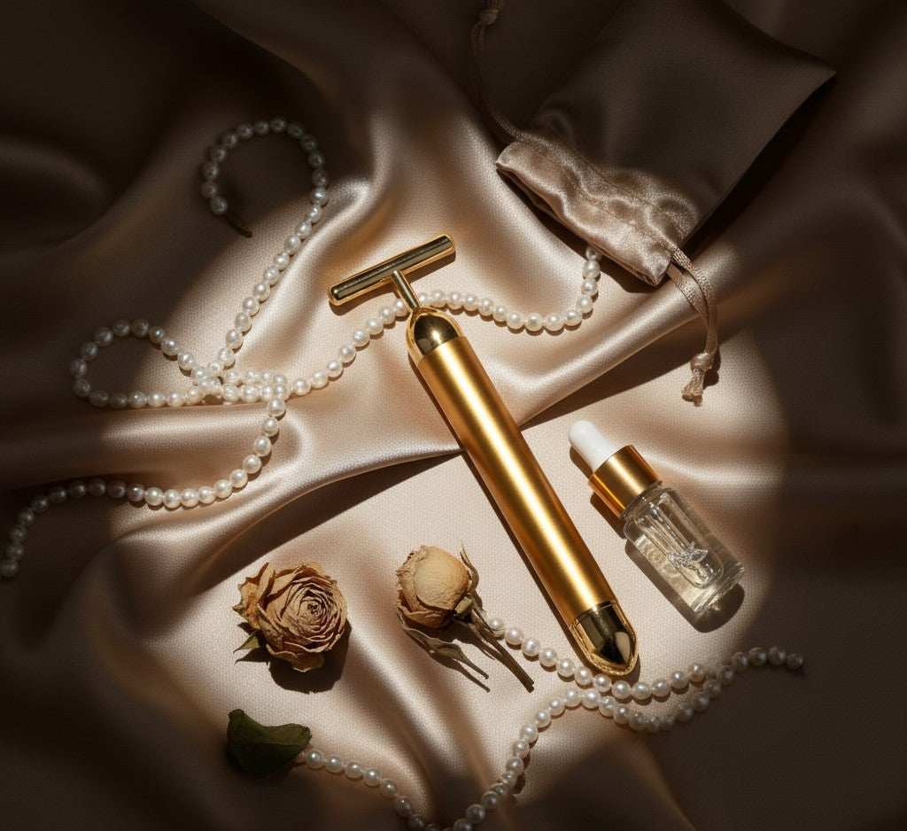 24K Face Massager | Gold Platted Electric For Face Skin Care