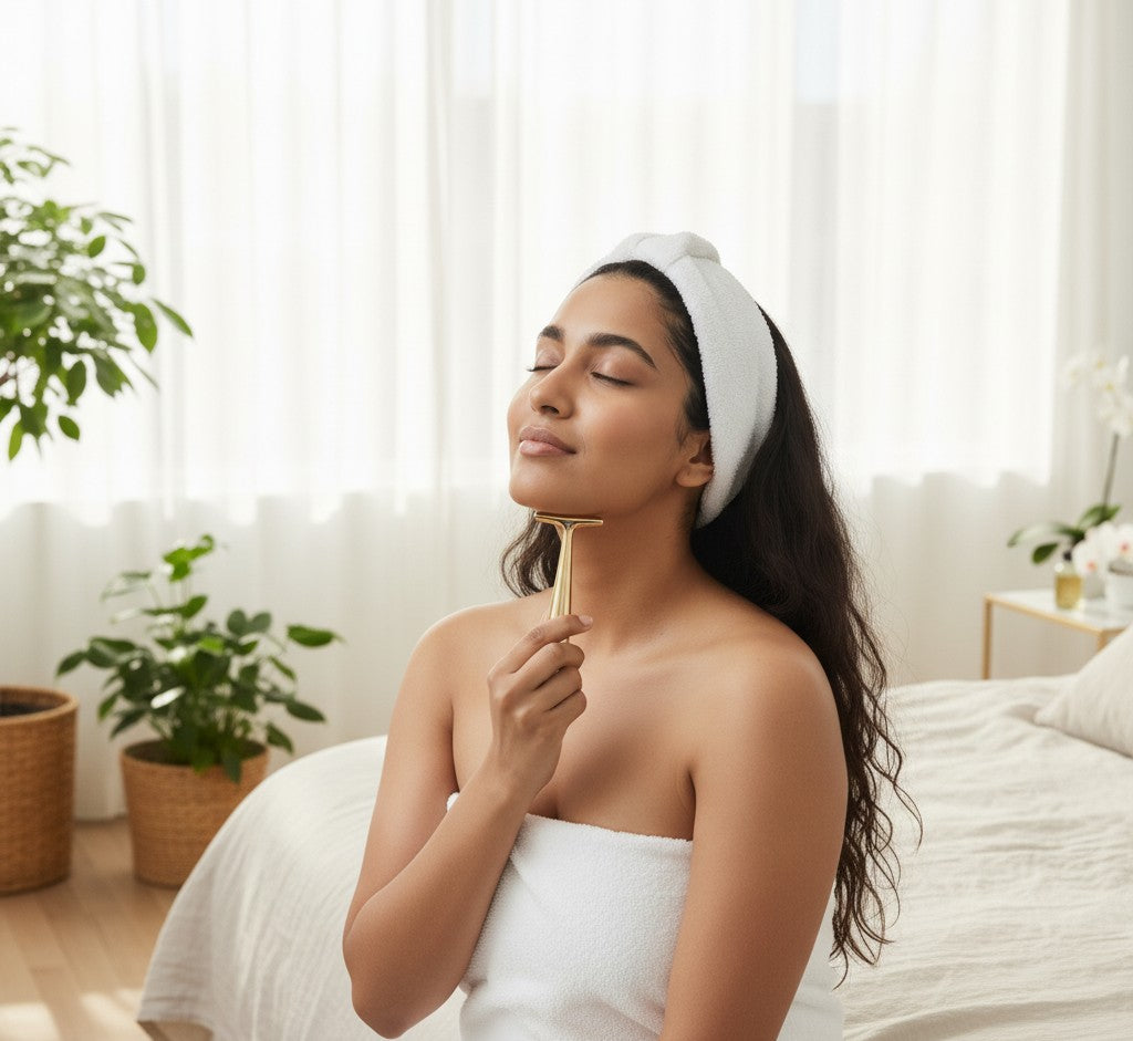 24K Face Massager | Gold Platted Electric For Face Skin Care