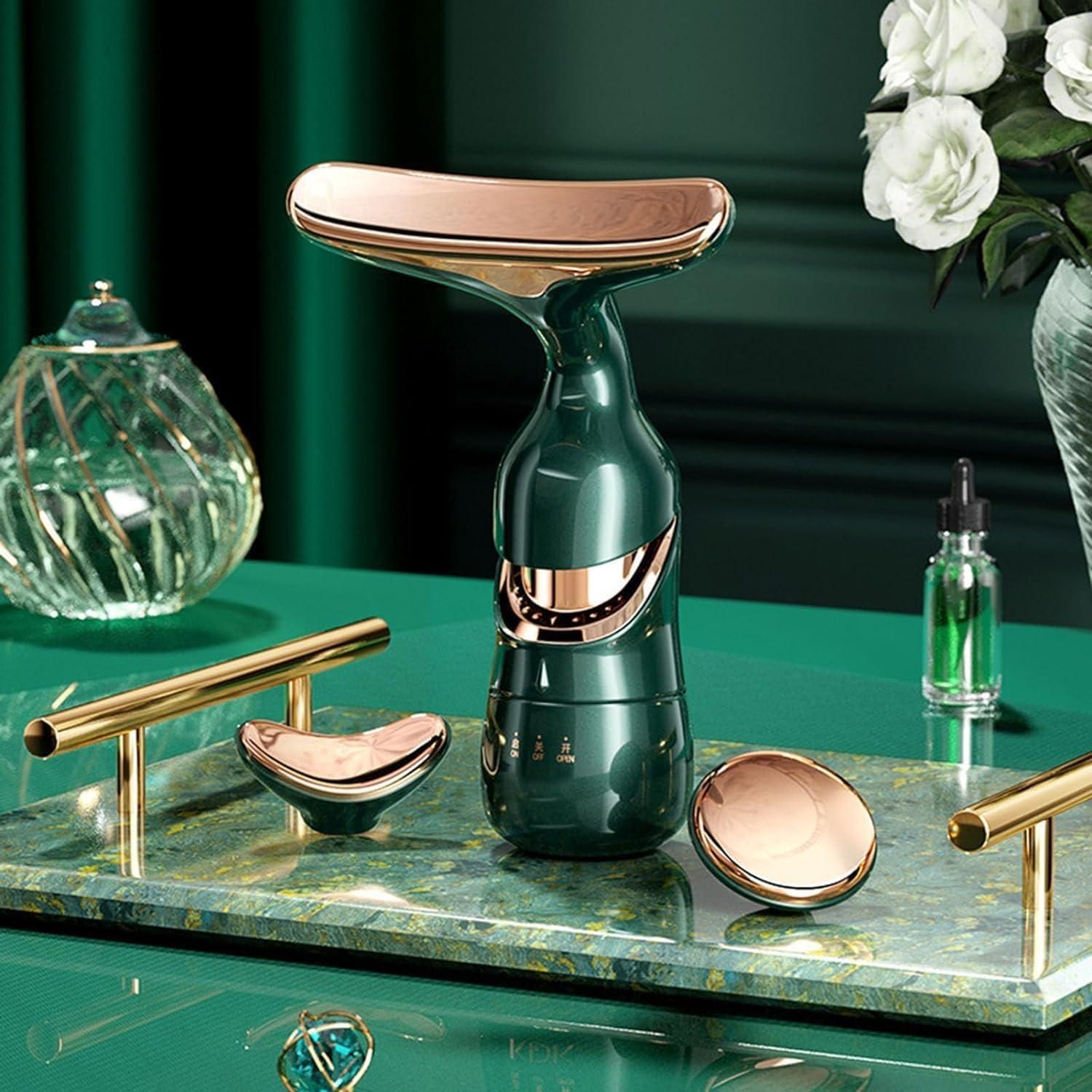 3-in-1 Anti-Aging Facial Massager for Eye, Neck & Face Lift