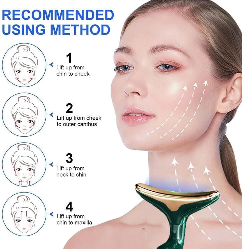 3-in-1 Anti-Aging Facial Massager for Eye, Neck & Face Lift