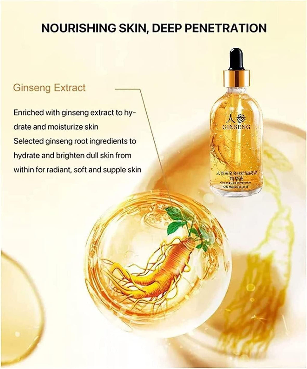 Ginseng Gold Ultimate Anti-Ageing Serum Pack – 3 Bottles, 100ml Each