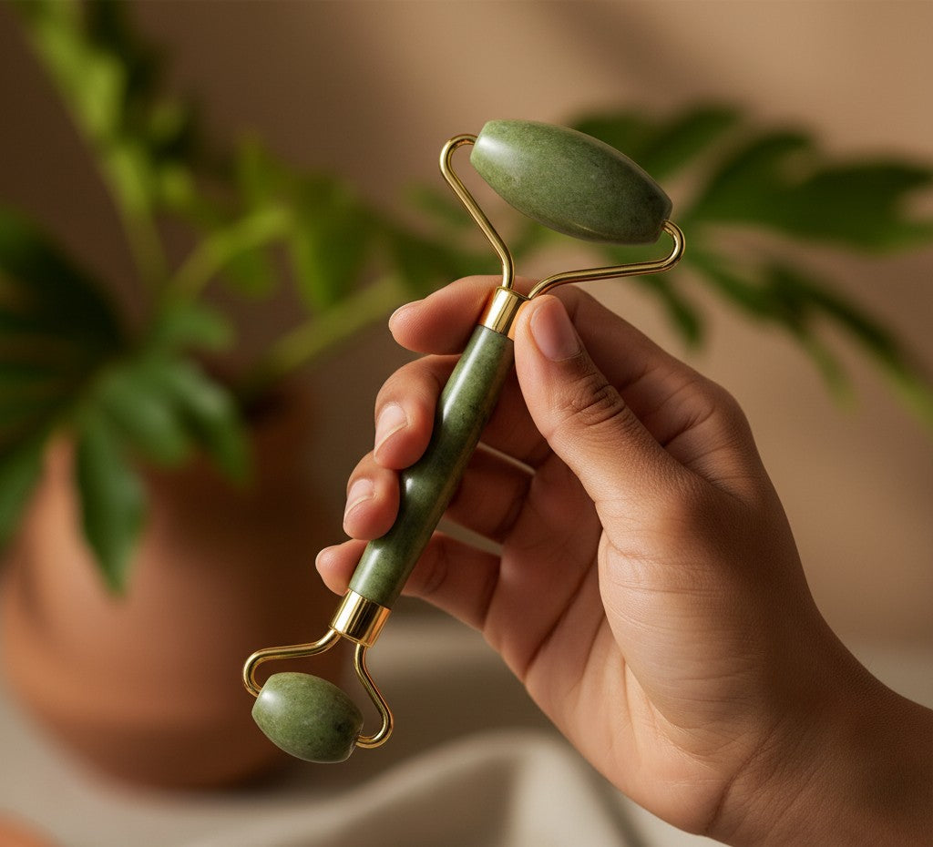 Natural Jade Roller - Face Massager