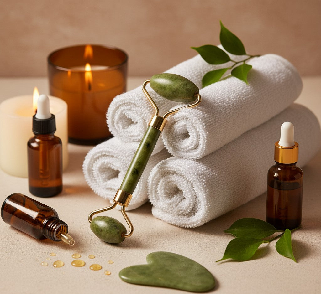 Natural Jade Roller - Face Massager