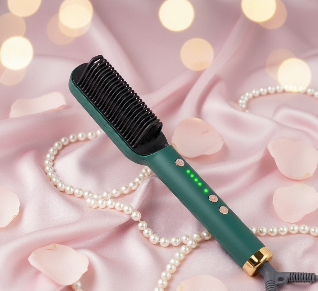 Electric Straightening Comb | Smooth & Shiny Hair