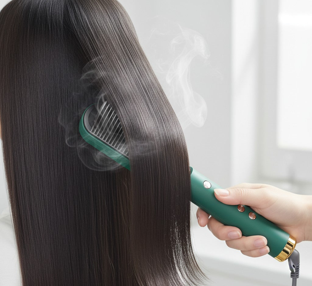 Electric Straightening Comb | Smooth & Shiny Hair