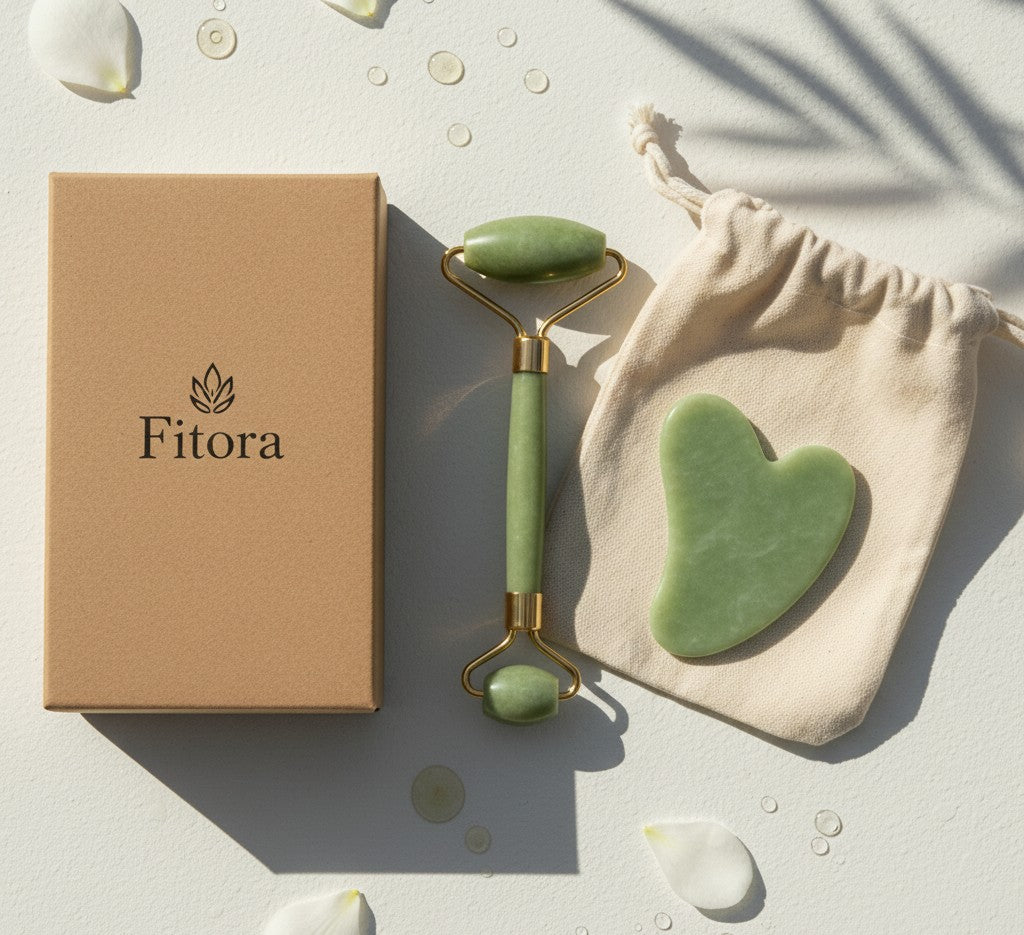 Natural Jade Roller - Face Massager