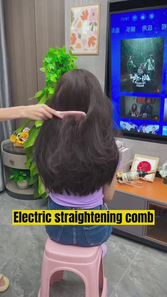 Electric Straightening Comb | Smooth & Shiny Hair