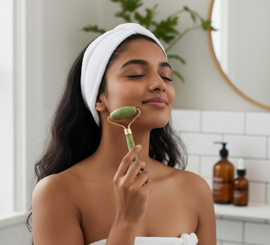 Natural Jade Roller - Face Massager